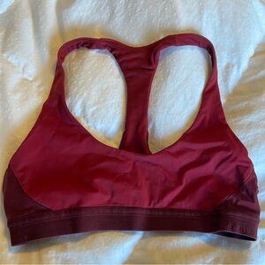 Lululemon Box It Out Bra Oxblood/ Deep Rouge in size 6